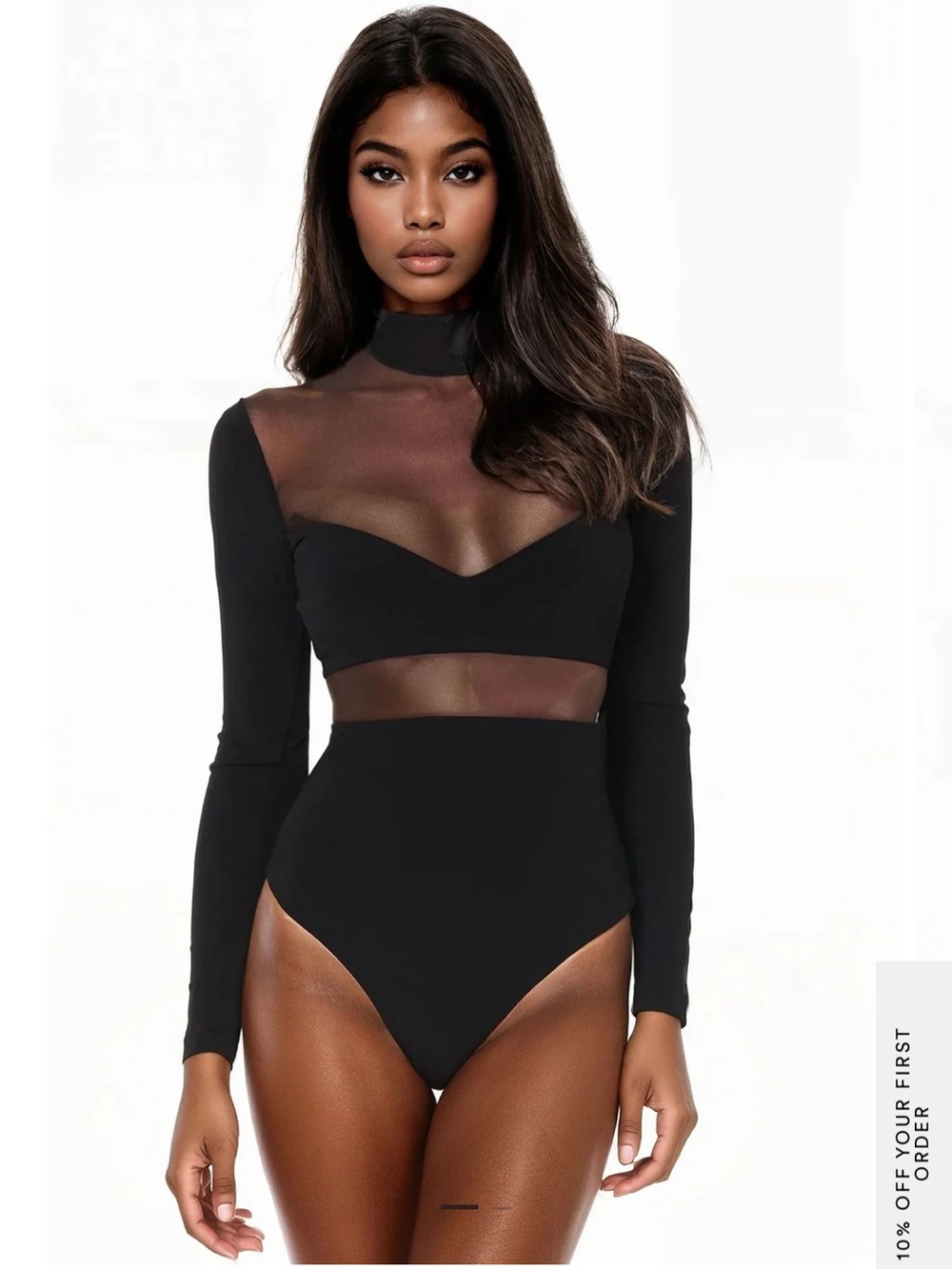 Nookie Hypnotise Bodysuit in Black
